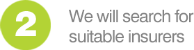 We will search for suitable insurers